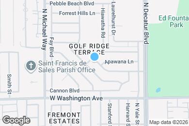 Map image of the property - 5025 Carmen Blvd