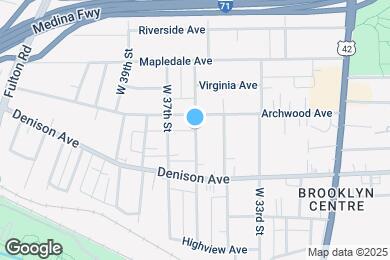 Map image of the property - 3771 W 36th St