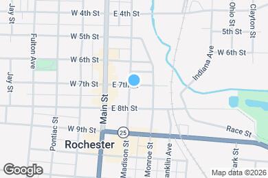 Map image of the property - 705 Madison St