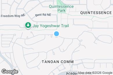 Map image of the property - 9706 Tanoan Dr NE