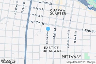 Map image of the property - 1803 S Louisiana St