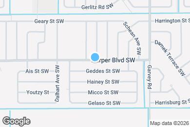 Map image of the property - 808 Harper Blvd SW