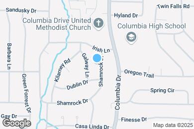 Map image of the property - 2422 Shamrock Dr