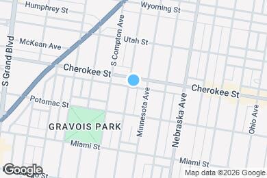 Map image of the property - 3418 Michigan Ave