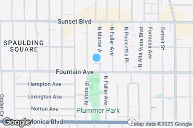 Map image of the property - 1319 N Martel Ave