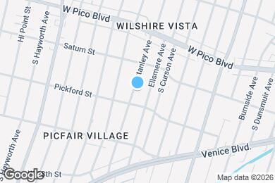 Map image of the property - 1554 S Stanley Ave