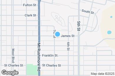 Map image of the property - 631 Saint James St