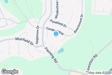 Map image of the property - 3800 Cardinal Ct