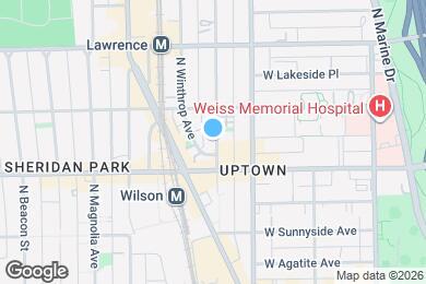 Map image of the property - 4632 N Kenmore Ave