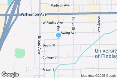 Map image of the property - 1221 Fox St