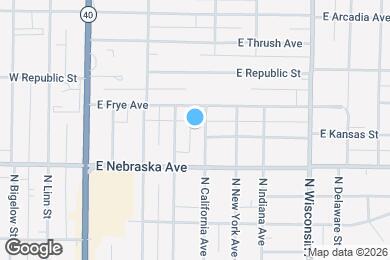 Map image of the property - 2003 N California Ave