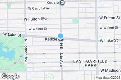 Map image of the property - 188 N Kedzie Ave