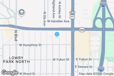 Map image of the property - 8912 N Ashley St