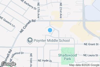 Map image of the property - 721 NE 20th Pl