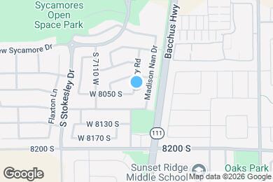 Map image of the property - 8043 S Bury Rd
