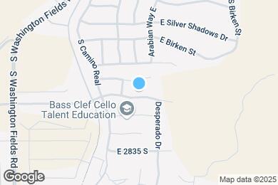 Map image of the property - 1029 E Lost Ridge Dr
