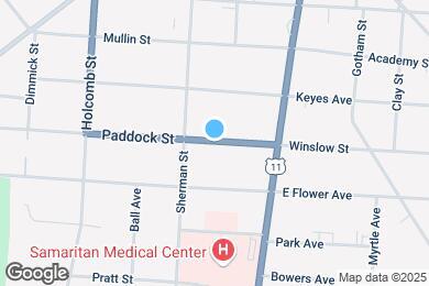 Map image of the property - 169 Paddock St