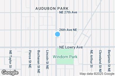 Map image of the property - 2531 Johnson St NE