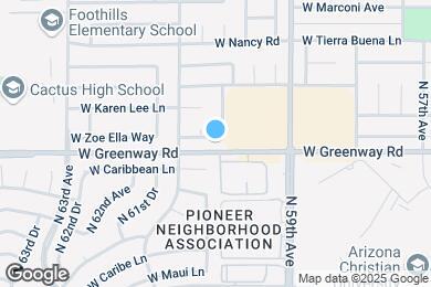 Map image of the property - 6013 W Zoe Ella Way