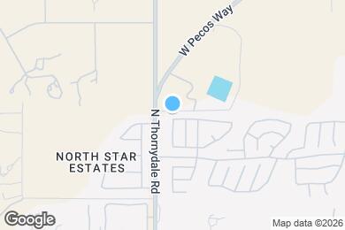 Map image of the property - 3770 W Mesa Ridge Trail