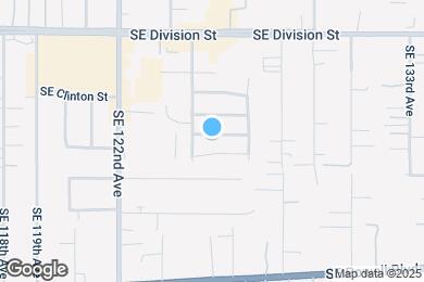Map image of the property - 12518 SE Woodward St