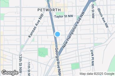 Map image of the property - 3831 Georgia Ave NW