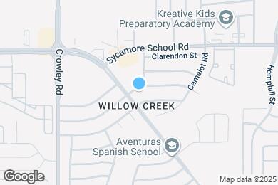 Map image of the property - 1609 Willow Park Dr