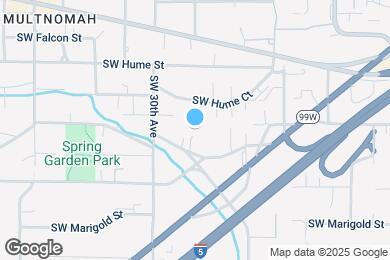 Map image of the property - 2815 SW Spring Garden St