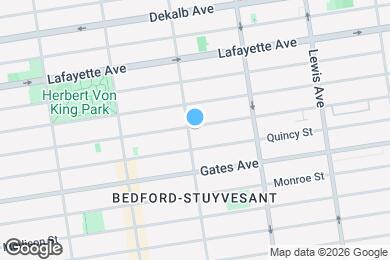 Map image of the property - 417 Throop Ave