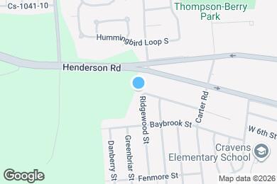 Map image of the property - 500 Ridgewood St