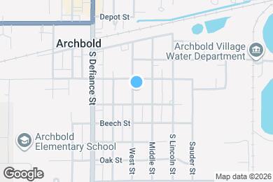 Map image of the property - 304 West St