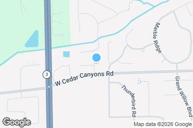 Map image of the property - 16420 Willow Ridge Trail