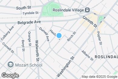 Map image of the property - 95 Roslindale Ave