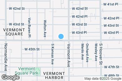 Map image of the property - 1047 W Vernon Ave