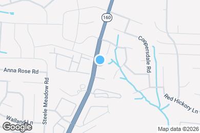Map image of the property - The Exchange at Steele Creek