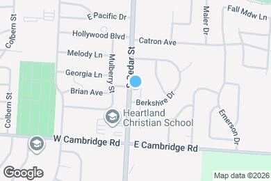 Map image of the property - 704 York Dr