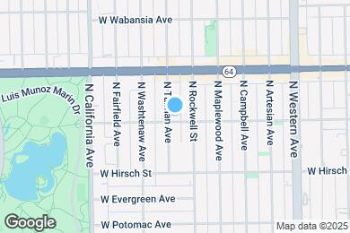 Map image of the property - 1503 N Talman Ave