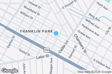 Map image of the property - 1850 S Clinton Ave