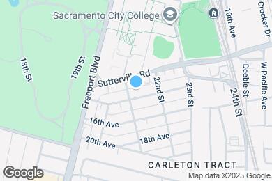 Map image of the property - 2105 15th Ave