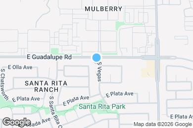 Map image of the property - 2814 S Vegas