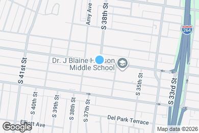 Map image of the property - 3710 W Muhammad Ali Blvd