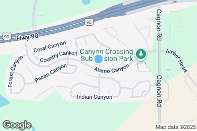 Map image of the property - 5707 Fossil Canyon