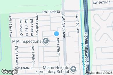 Map image of the property - 11750 SW 171st Terrace
