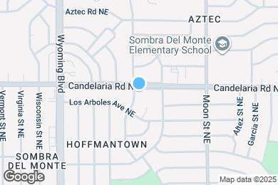 Map image of the property - 8802 Candelaria Rd NE
