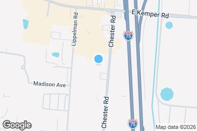 Map image of the property - Siegel Select Cincinnati/Sharonville