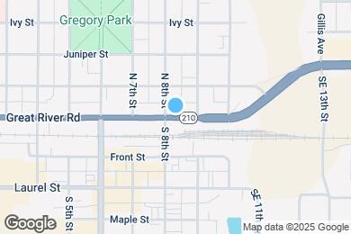 Map image of the property - 823 Washington St