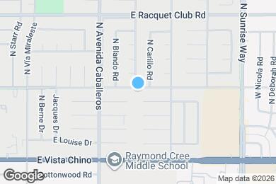 Map image of the property - 1233 E Via Escuela