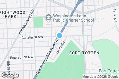 Map image of the property - 5061 New Hampshire Ave NW