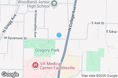 Map image of the property - 122 E Sycamore St