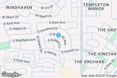 Map image of the property - 1668 E Golden Ln